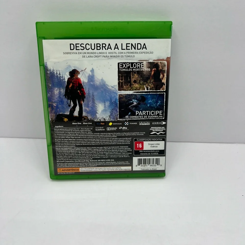 Rise of the Tomb Raider for Xbox One - Green Case